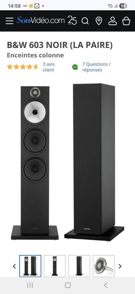 Bowers and wilkins 603 s1, Audio, Tv en Foto, Luidsprekerboxen, Zo goed als nieuw, Ophalen