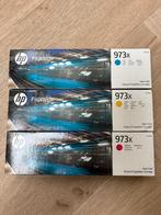 3 x nieuwe originele cartridges HP 973X C-Y-M dichte doosjes, Computers en Software, Printerbenodigdheden, Ophalen of Verzenden
