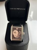 Emporio Armani Meccanico Automatisch horloge + originele box, Staal, Polshorloge, Ophalen, Overige merken