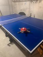 Pingpongtafel/ tafeltennis, Sport en Fitness, Tafeltennis, Ophalen, Zo goed als nieuw, Tafel Indoor, Inklapbaar