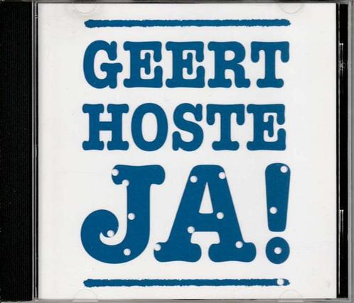 CD Geert Hoste - Ja!, Cd's en Dvd's, Cd's | Humor en Cabaret, Zo goed als nieuw, Ophalen of Verzenden