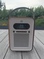 Stereoboomm Wood-Box Plus radio, Ophalen, Zo goed als nieuw, Radio