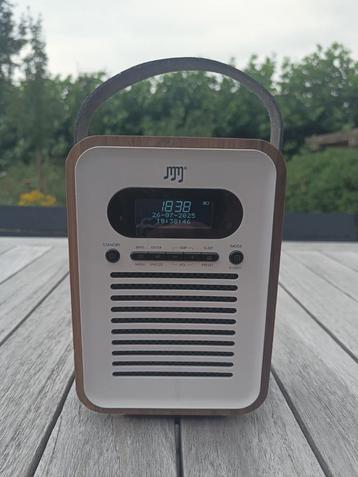 Stereoboomm Wood-Box Plus radio, Enlèvement, Comme neuf, Radio