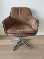 Bruine draaistoel, Huis en Inrichting, Stoelen, Ophalen, Zo goed als nieuw, Bruin, Eén