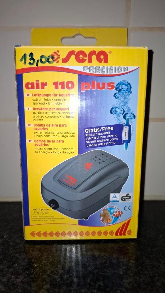 Sera luchtpomp, Animaux & Accessoires, Poissons | Aquariums & Accessoires, Comme neuf, Enlèvement