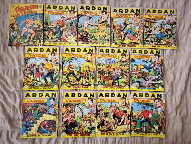 13 BD Ardan 1e serie, Boeken, Stripverhalen, Zo goed als nieuw, Meerdere stripboeken, Verzenden