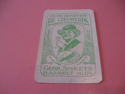 1 oude losse speelkaart Oude genever Smeets , Hasselt (77), Collections, Cartes à jouer, Jokers & Jeux des sept familles, Comme neuf