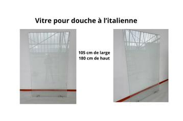 Vitre pour douche à l’italienne  beschikbaar voor biedingen