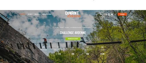 DINANT AVENTURE - PARCOURS VAN DE ARDENNEN - 4 ZITPLAATSEN, Tickets en Kaartjes, Sport | Overige, Drie personen of meer, Juli