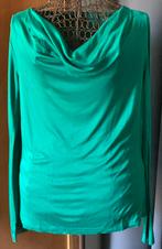Marie Méro 40 prachtige waterval Shirt/top, Maat 38/40 (M), Ophalen of Verzenden, Lange mouw, Groen