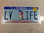 Florida: United We Stand - 11 sept 2001 nummerplaat, Verzamelen, Ophalen of Verzenden, Zo goed als nieuw, Usa WTC torens, nummerplaat