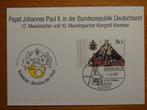 Visite du Pâpe Jean-Paul II - Timbre & cachet Premier Jour, Enlèvement ou Envoi, RFA, Affranchi