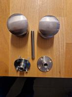 Deurknop, Inox zilver, Doe-het-zelf en Bouw, Ophalen of Verzenden, Gebruikt, Inox