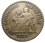 FRANCE. 2 francs Chambres de commerce année 1922, Envoi, Monnaie en vrac, France