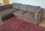 IKEA NOCKEBY Zetel bruin, Huis en Inrichting, Ophalen, 250 tot 300 cm, Gebruikt, Hoekbank
