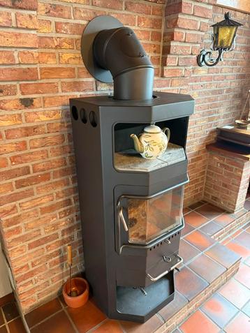 Houtkachel ABC PEJS 10kW, Ophalen, Gebruikt, Houtkachel