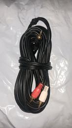 Audiokabel 10m jack 3.5RCA stereo OK!, Ophalen, Zo goed als nieuw, 10 meter of meer