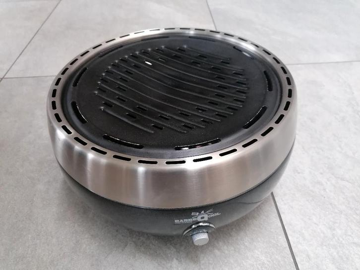 BarbeQool Deluxe - rookloze barbecue grill (ook voor binnen), Jardin & Terrasse, Barbecues électriques, Comme neuf, Enlèvement