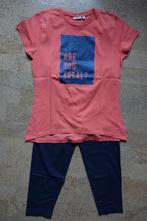 set MEXX : oranje t-shirt met korte legging , maat 158-164, Enfants & Bébés, Vêtements enfant | Taille 158, Fille, Chemise ou À manches longues