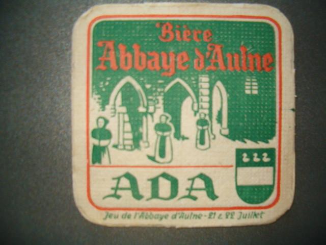 Tapis à bière Dinant 4 : Aulne 21-07 94 x 95 mm, Collections, Enlèvement ou Envoi, Utilisé, Sous-bock