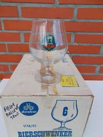 Boîte de 6 verres spéciaux Palm 1747, verres de collection a disponible aux enchères