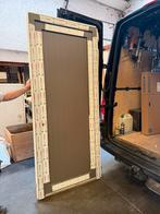Nieuwe PVC voor- of achterdeur met planchettenmotief, Ophalen, Kunststof, 80 tot 100 cm, 215 cm of meer