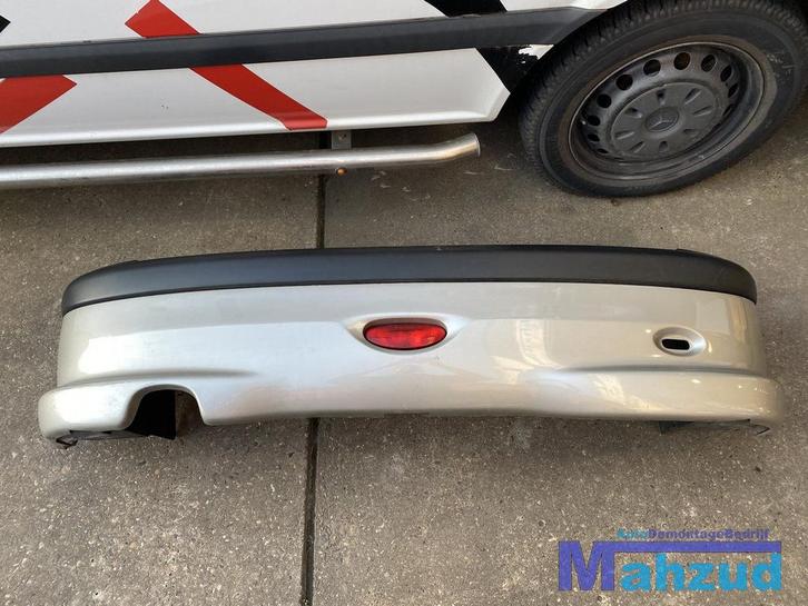 PEUGOET 206 GRIJS ETSC Achterbumper bumper achter hatchback, Auto-onderdelen, Carrosserie, Bumper, Peugeot, Achter, Gebruikt, Ophalen