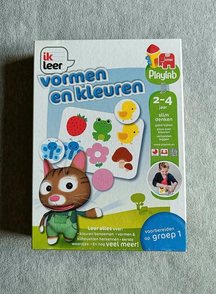 Kleuren en vormen - Playlab - Educatief - Kinderen - €6, Kinderen en Baby's, Speelgoed | Educatief en Creatief, Gebruikt, Taal en Lezen