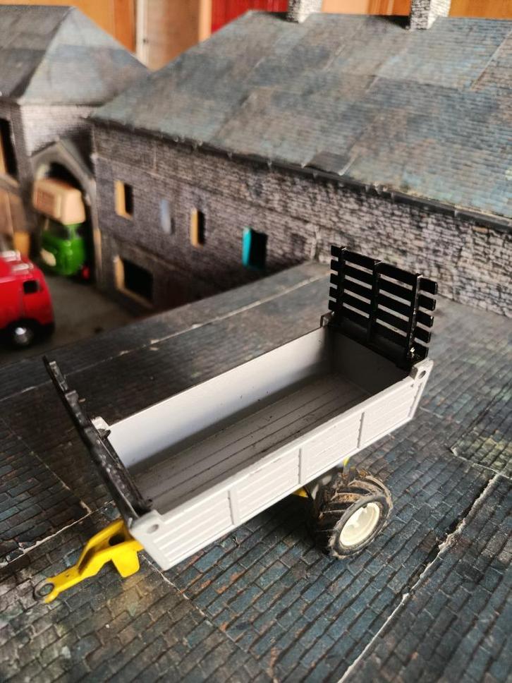 Remorque fourragère Majorette, Hobby & Loisirs créatifs, Voitures miniatures | 1:32, Utilisé, Tracteur et Agriculture, Autres marques