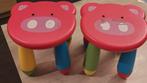 2 Kinderkrukjes, Maison & Meubles, Tabourets, Enlèvement, Utilisé, Plastique