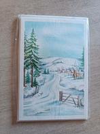 4 vintage kerstkaarten + enveloppen, Ophalen of Verzenden, Zo goed als nieuw