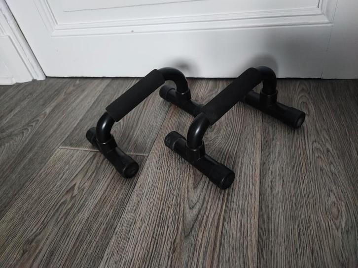 Push up bars/ opdruksteunen (Goede staat!), Sport en Fitness, Fitnessmaterialen, Gebruikt, Push-up steun, Armen, Benen, Borst