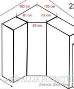 armoire d'angle, 25 à 50 cm, Avec espace de penderie, Enlèvement, Utilisé