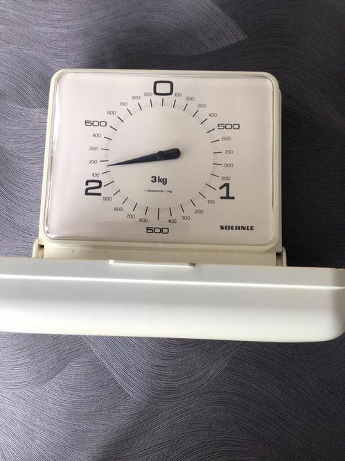 Vintage weegschaal Soehnle, Elektronische apparatuur, Weegschalen, Gebruikt, Analoog, Hangweegschaal, 1 tot 500 gram, Minder dan 10 kg