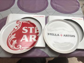 2 Stella Artois porselein pizza borden beschikbaar voor biedingen