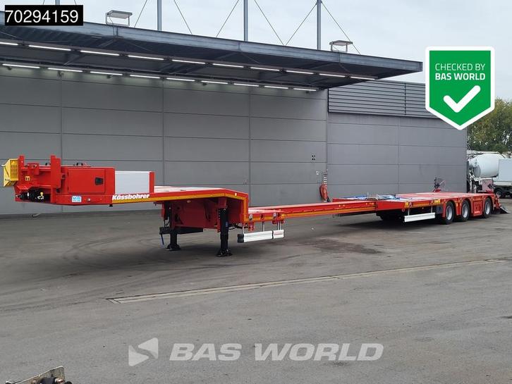 Kässbohrer LB3E 3 assen Extendable 600cm Lift+Steering Axle, Auto's, Vrachtwagens, Bedrijf, Te koop, Aanhangers en Opleggers, Overige brandstoffen