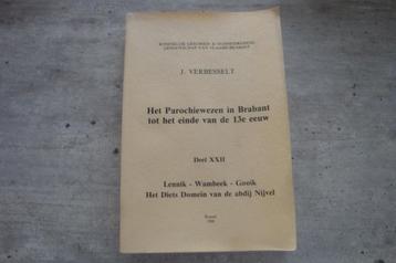 HET PAROCHIEWEZEN IN BRABANT TOT HET EINDE VAN DE 13DE EEUW beschikbaar voor biedingen