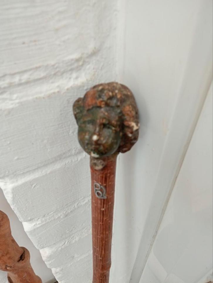 Kronkelige cherubijnstok van 85 cm, Diversen, Wandelstokken