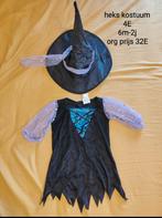 Heks kostuum - Halloween -verkleed, Kinderen en Baby's, Ophalen of Verzenden, Zo goed als nieuw, 104 of kleiner, Meisje