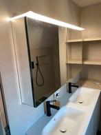 Spiegelkast met verlichting badkamer nieuw, Ophalen, Spiegelkast, 100 tot 150 cm, Nieuw