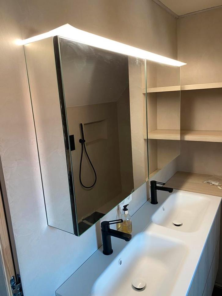Spiegelkast met verlichting badkamer nieuw, Huis en Inrichting, Badkamer | Badkamermeubels, Nieuw, Spiegelkast, Minder dan 100 cm