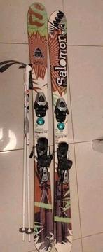 Ski enfant Salomon Shogun jr 140, Skis, Salomon, Utilisé, 100 à 140 cm