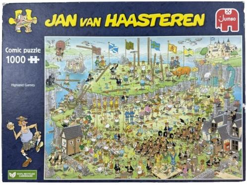 Jan van Haasteren Comic Puzzel 1000 st. Highland Games Jumbo, Hobby en Vrije tijd, Denksport en Puzzels, Zo goed als nieuw, Verzenden