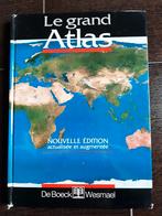 Le Grand Atlas édition De Boeck Wesmael, Livres, Atlas & Cartes géographiques, Utilisé, Enlèvement ou Envoi