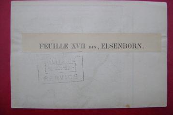 Carte Saint-Vith, armée Belge, période interbellum., Enlèvement ou Envoi, Armée de terre, Autres types