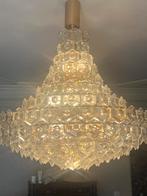 Luster kristal, Huis en Inrichting, Lampen | Kroonluchters, Ophalen, Zo goed als nieuw, Glas, Modern