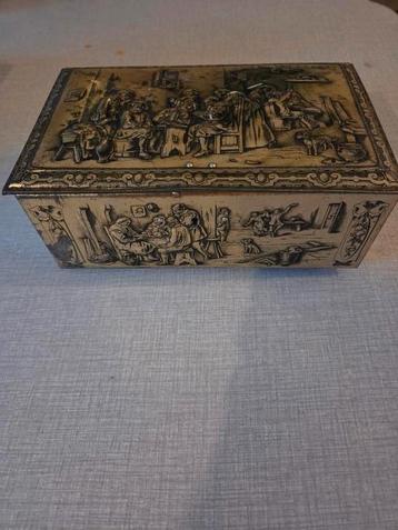 Ancienne boîte en fer blanc, Enlèvement ou Envoi, Utilisé