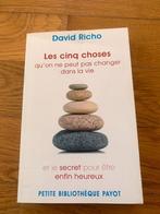 5 dingen die je in het leven niet kunt veranderen, Ophalen of Verzenden, Zo goed als nieuw, David Richo