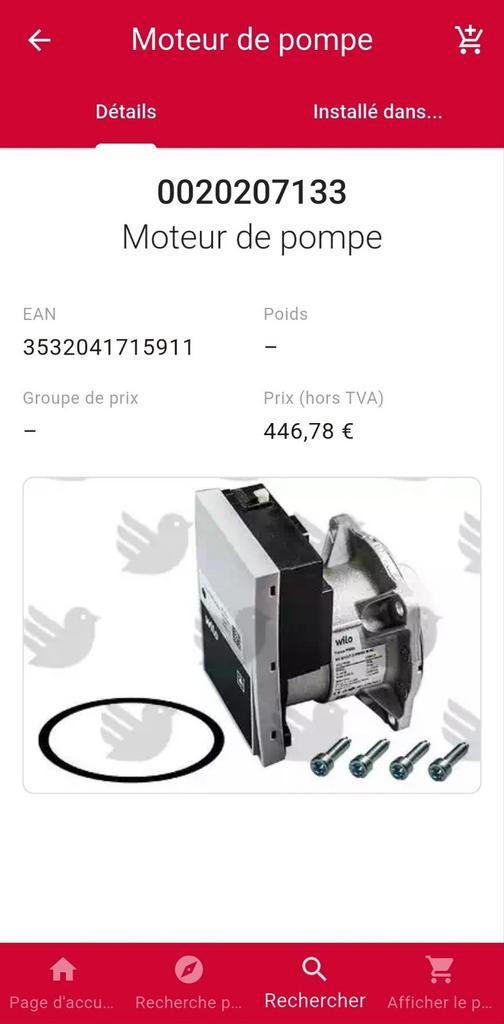 Moteur Pompe Bulex Thematek / Themaclassic / ISOTWIN Condens, Collections, Collections Autre, Neuf, Enlèvement ou Envoi