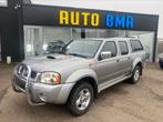 Nissan Navara 2.5Di PICKUP Dubbel Cabbine 4x4 OFF ROAD, Auto's, Stof, Bedrijf, Grijs, SUV of Terreinwagen